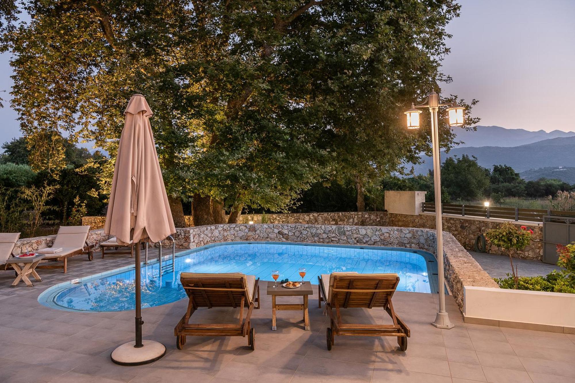 Villa Nature, Heated Pool Kalyves Exterior photo