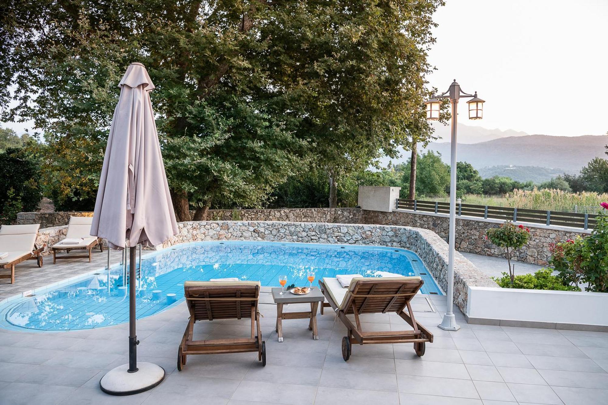 Villa Nature, Heated Pool Kalyves Exterior photo