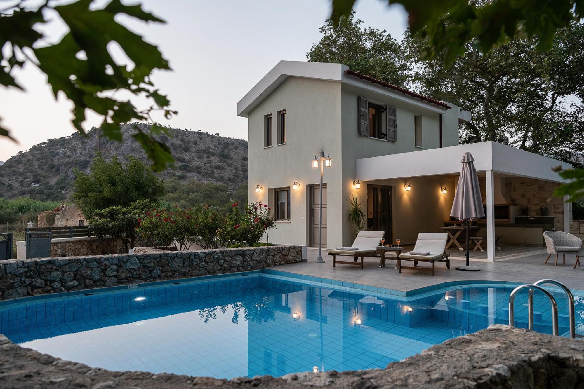 Villa Nature, Heated Pool Kalyves Exterior photo