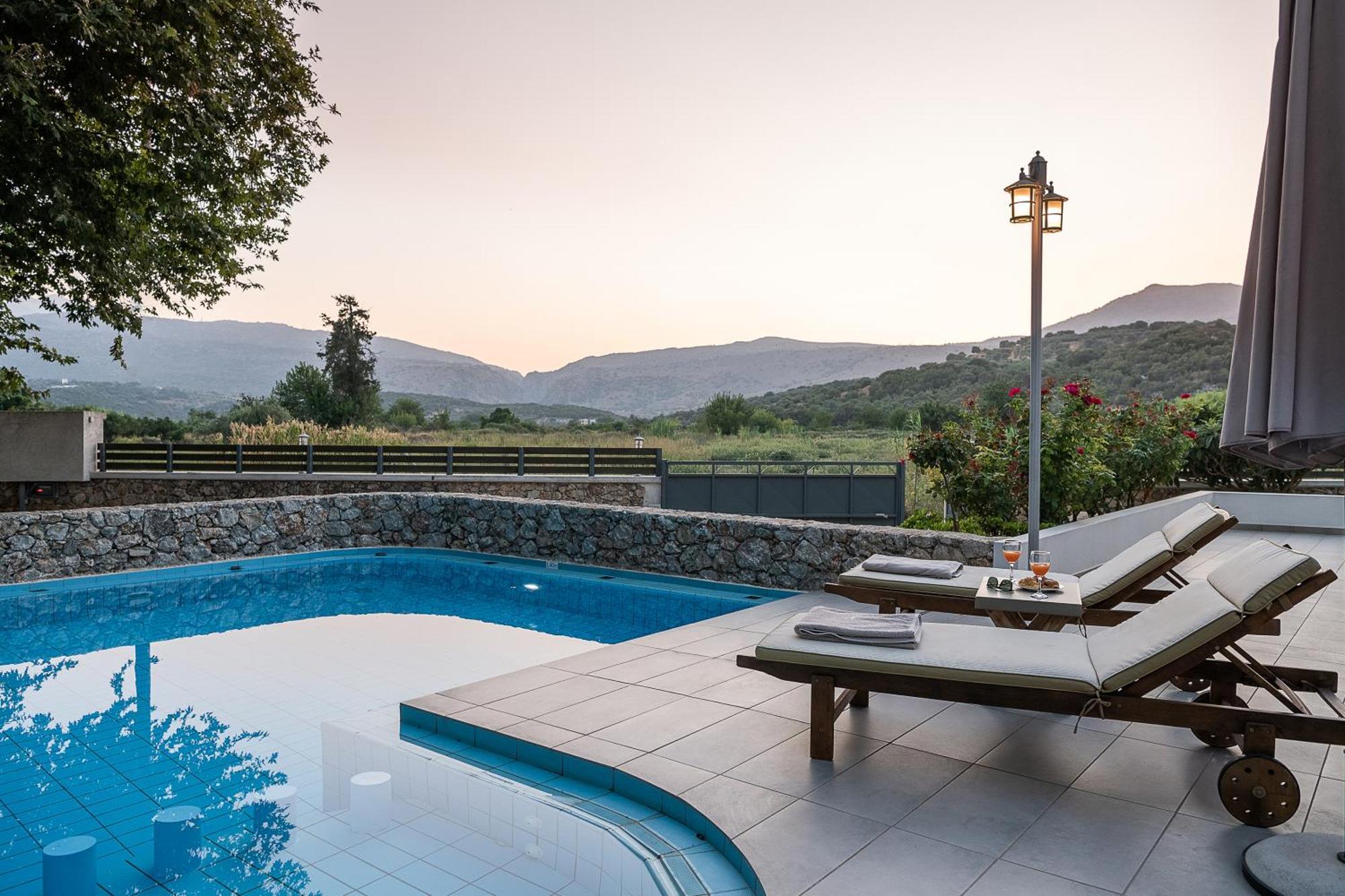 Villa Nature, Heated Pool Kalyves Exterior photo